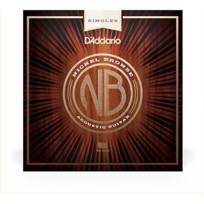D'Addario NB022 Nickel Bronze Wound Acoustic Guitar Single String