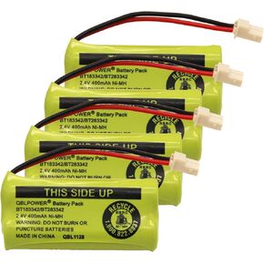 بطارية BT-183342 BT-283342 BT-166342 BT-266342 BT-162342 BT-262342 متوافقة مع هاتف CS6114 CS6419 CS6719 EL52300 CL80111 اللاسلكي (عبوة من 4) in Kuwait