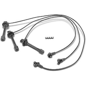A-Premium Ignition Spark Plug Wires Set of 3 Compatible with Toyota Tundra 2000-2004, Tacoma 1995-2004, 4Runner 1996-2002, T100 1995-1998, 3.4L Naturally Aspirated
