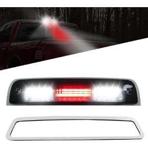 Third 3rd Brake Light Fit for Dodge Ram 1500 2500 3500 2009-2017 Cargo Light LED High Mount Stop Light with Gasket, Smoke Lens in Kuwait
