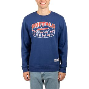 Ultra Game NFL Men's Super Soft Ultimate Crew Neck Sweatshirt