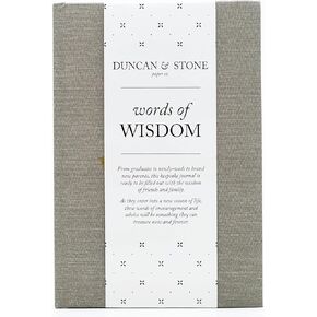 مجلة كلمات الحكمة (رمادي داكن، 109 صفحة) من تأليف دنكان وستون - مجلة البكالوريوس/التخرج/الأفكار الإيجابية - كتاب الحكمة لكبار السن لتبادل الخبرات in Kuwait