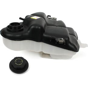 CNS Engine Coolant Reservoir Tank with Cap Compatible with 03 - 07 FORD EXCURSION / F-SERIES SUPER DUTY 5.4L V8 / 6.0L DIESEL TURBO / 6.8L V10