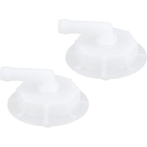 ACROPIX Radiator Coolant Reservoir Overflow Tank Cap for Acura RL CL - Pack of 2 White
