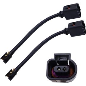 HiSport Rear Brake Pad Electronic Wear Sensor 7P0907637C Replacement for Volkswagen Touareg 2011-2016 2 Pack