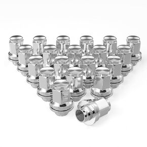 20 قطعة من صواميل العروة المصنوعة من الكروم مقاس 14 × 1.5 - مقعد ماج - بطول 1.77 بوصة بطول 7/8 بوصة من نوع OEM السداسي لسيارة سيكويا لاندكروزر تندرا لكزس LX470 LX480 in Kuwait