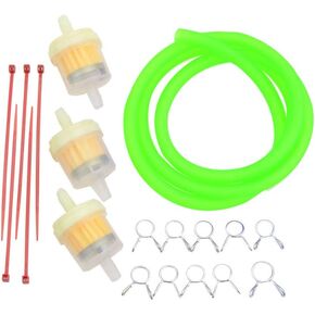 GOOFIT Fuel Filter Line Spring Clips Clamps Tube Hose Inner Diameter Motorcycle Oil Gasoline Replacement for Dirt ATV Moped Scooters Pack Pocket bike Blue
