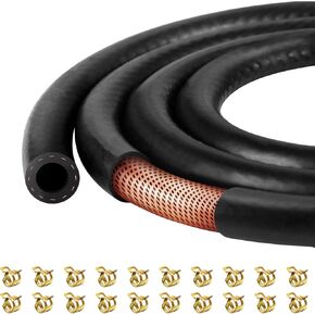 Fuel Line Hose - 1/4" ID NBR Rubber Gasoline Tube High Pressure 300PSI, Suitable for Kawasaki EZGO Golf Cart Snowmobile Motorcycle ATV Tractor 10ft in Kuwait