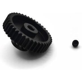 Pinion Gear, Steel, 40T, MOD0.53 / 48P, Black
