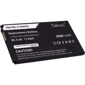 Replacement Battery for ADT P-504478 Command Secondary Color Touchscreen Keypad 3000mAh