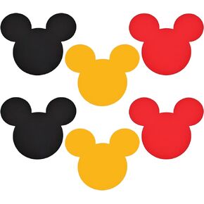 45 Pcs Mouse Cutouts Silhouette Mouse Birthday Paper Decorations for Theme Party Supplies School Bulletin Board Craft Home Wall Decor