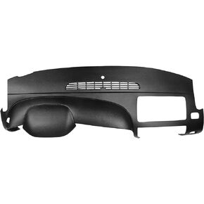 Kojem Dash Board Cover Compatible with 2007-2013 Chevy Silverado LS LT WT GMC Sierra SL SLE WT Molded Dash Panel Overlay Kit Dash Cover Cap Black