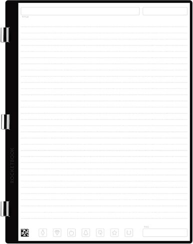Rocketbook Pro Daily To Do Page Pack | صفحات احترافية قابلة للمسح لقوائم المهام وجداول الأعمال - الكتابة والمسح الضوئي والمسح وإعادة الاستخدام | 20 ورقة | الحجم التنفيذي: 6 بوصة × 8.8 بوصة in Kuwait