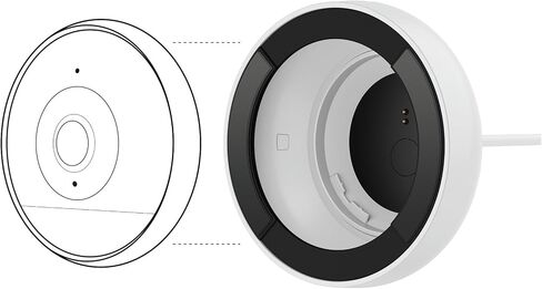 كاميرا مراقبة منزلية سلكية داخلية/خارجية من Logitech Circle 2 تعمل مع Alexa وHomeKit وGoogle، مع إعداد سهل، بدقة 1080 بكسل عالية الدقة، وزاوية عريضة 180 درجة، ورؤية ليلية، ومحادثة ثنائية الاتجاه، وتنبيهات، وتخزين مجاني لمدة 24 ساعة in Saudi Arabia