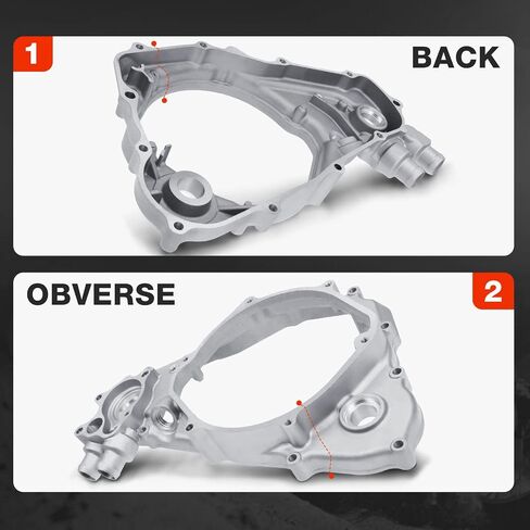 A-Premium Right Passenger Side Engine Clutch Crankcase Cover Compatible with Honda CR500R 1994-2001, Replace # 11340-MAC-670, 11340MAC670 in Saudi Arabia