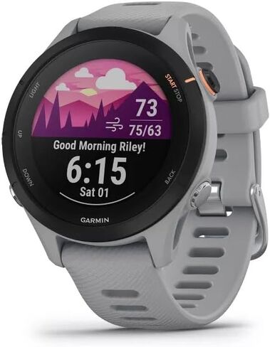 ساعة ذكية SETPOT Garmin Forerunner 255 GPS للجري 46 مم، رؤى متقدمة، بطارية طويلة الأمد | حزمة الحماية مع واقي شاشة HD من الزجاج المقوى (موسيقى، أبيض) in Saudi Arabia