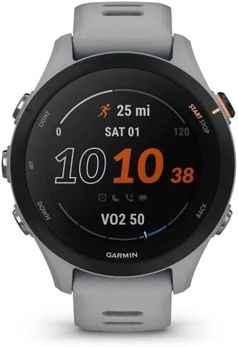 ساعة ذكية SETPOT Garmin Forerunner 255 GPS للجري 46 مم، رؤى متقدمة، بطارية طويلة الأمد | حزمة الحماية مع واقي شاشة HD من الزجاج المقوى (موسيقى، أبيض) in Saudi Arabia