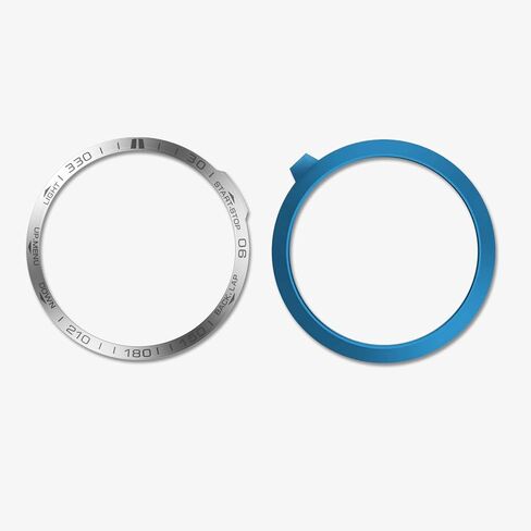 Compatible for Garmin Fenix 7X 51mm Watch Bezel Ring, Stainless Steel Polished Adhesive Cover Anti-Scratch Protector Cover Ring for Garmin Fenix 7X Sapphire Solar (Blue) in Kuwait
