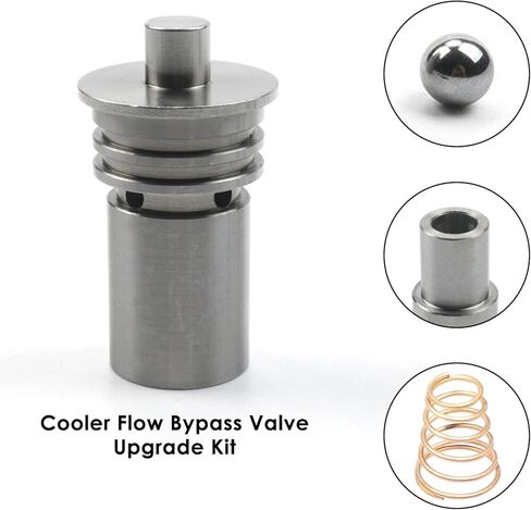 6L80-6L90-8L90-10L90 طقم ترقية نظام تبريد ناقل الحركة يناسب كاديلاك تشيفي جي إم سي والشاحنات 2014-up مجموعة صمامات تجاوز تدفق التبريد استبدال stL010 in Kuwait