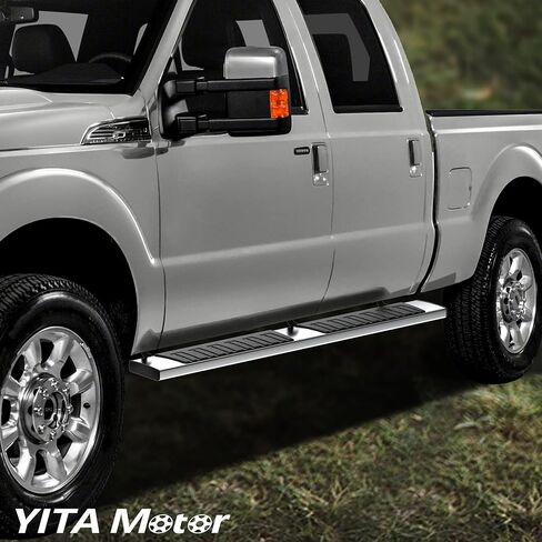 لوحات تشغيل YITAMOTOR مقاس 6 بوصات متوافقة مع 2007-2018 Chevy Silverado/GMC Sierra 1500 Double Cab، 2007-2019 2500HD 3500HD Side Step Nerf Bars (Inc. 19 1500 LD/Limited) in Kuwait