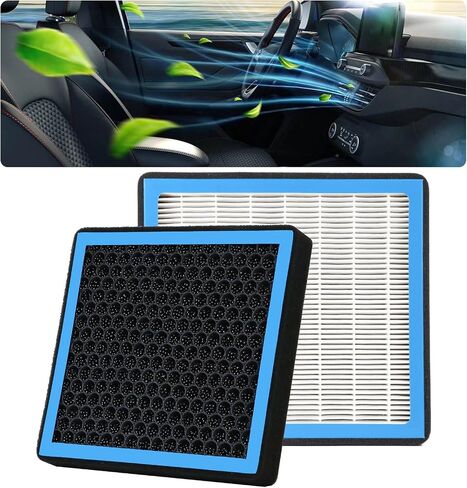 CF10285 Activated Carbon Cabin Air Filter Replacement Freshens Air, HEPA Filter Removes PM2.5 Smells For 4Runner Highlander RAV4 Camry Corolla in Saudi Arabia