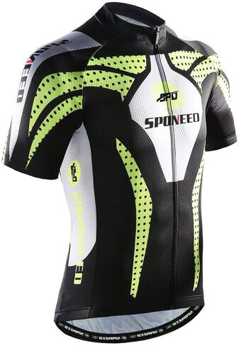 sponeed Men’s Cycling Jersey Short Sleeve Full Zipper Road Bike Shirt in Saudi Arabia