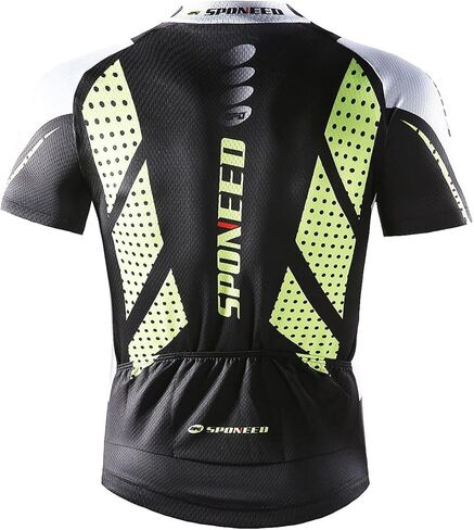 sponeed Men’s Cycling Jersey Short Sleeve Full Zipper Road Bike Shirt in Saudi Arabia
