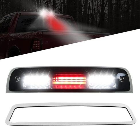 Third 3rd Brake Light Fit for Dodge Ram 1500 2500 3500 2009-2017 Cargo Light LED High Mount Stop Light with Gasket, Smoke Lens in Kuwait
