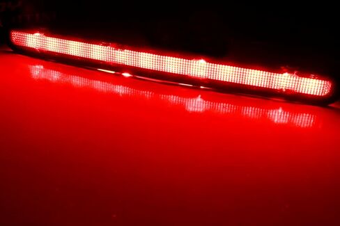 iJDMTOY ZL1/1LE نمط أسود خارج عدسة مدخنة 12-SMD كامل LED غطاء صندوق السيارة الثالث شريط ضوء الفرامل متوافق مع شيفروليه 2016-24 Gen6 Camaro in Kuwait