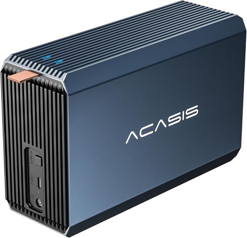 حاوية محرك الأقراص الصلبة الخارجية ACASIS 2 Bay RAID لـ 2.5/3.5 بوصة SATA HDD/SSD مع USB 3.0، تدعم RAID 0/1/JBOD/SPAN، بحد أقصى 6 جيجابت في الثانية تحت UASP، حاوية Raid بسعة 36 تيرابايت in Kuwait