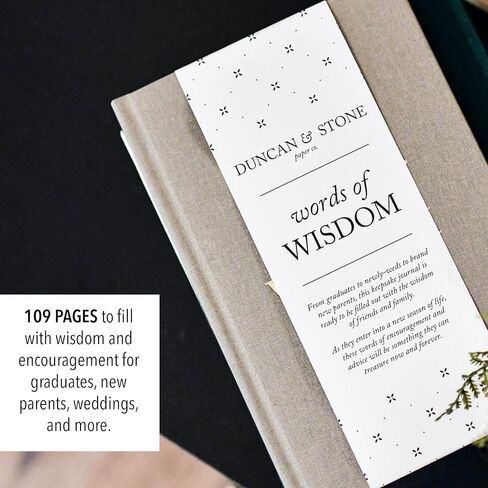 مجلة كلمات الحكمة (رمادي داكن، 109 صفحة) من تأليف دنكان وستون - مجلة البكالوريوس/التخرج/الأفكار الإيجابية - كتاب الحكمة لكبار السن لتبادل الخبرات in Kuwait