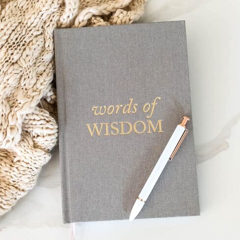 مجلة كلمات الحكمة (رمادي داكن، 109 صفحة) من تأليف دنكان وستون - مجلة البكالوريوس/التخرج/الأفكار الإيجابية - كتاب الحكمة لكبار السن لتبادل الخبرات in Kuwait