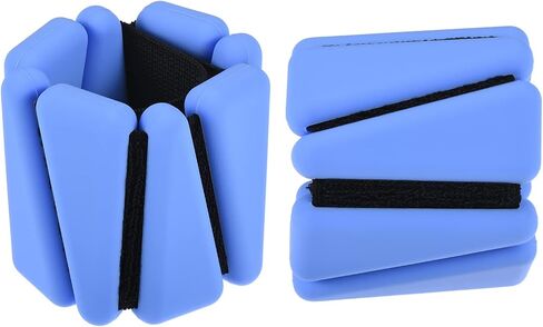PATIKIL Ankle Weights for Women, 2Lbs Total (1Lb Each) Adjustable Wrist Weights with Removable Weights Arm Weights for Women & Men Yoga Training Walking Jogging Aerobics in Saudi Arabia