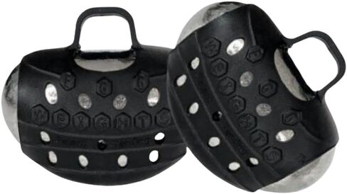 Egg Weights Knockout Max 5.0 lbs Set Bismuth Hand Weights with Anti-Slip Silicone Rubber Finger Loop for Shadowboxing, Kickboxing for Men and Women - 2 Eggs, 2.5 lbs Each + Free E-Book Workout Guide in Saudi Arabia