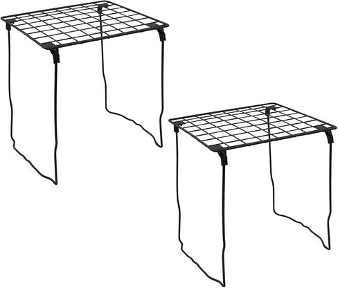 2 Pcs Locker Shelf, 12" Stackable Locker Shelves for School Lockers Office Locker Organizer Suitable for School, Office, Bathroom in Kuwait