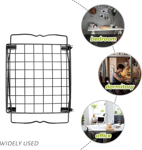 2 Pcs Locker Shelf, 12" Stackable Locker Shelves for School Lockers Office Locker Organizer Suitable for School, Office, Bathroom in Kuwait