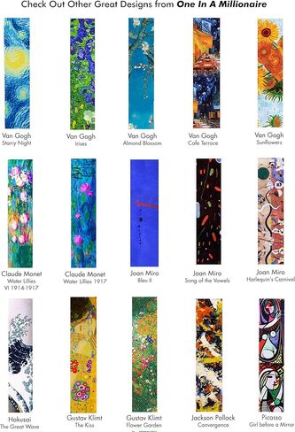 حبل قصير مطبوع عليه صورة فنسنت فان جوخ مع محفظة حامل شارة الهوية من جلد البولي يوريثان مع 3 جيوب للبطاقات، ومشبك أمان منفصل وبطاقة ملاحظات متطابقة. هدية من مصباح يدوي سلسلة المفاتيح Carabiner. in Kuwait