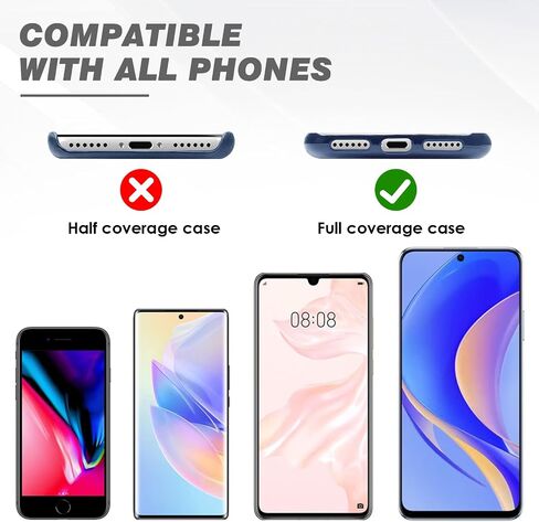 Phone Lanyard, Adjustable Phone Lanyard with 3pcs Phone Patches Crossbody Lanyard Compatible with Most Phones in Saudi Arabia
