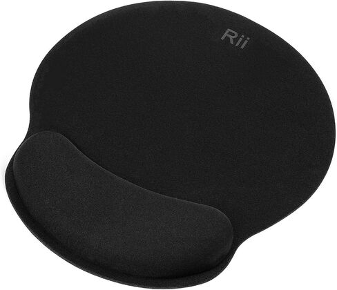 Rii Ergonomic Office Gel Mouse Pad with Wrist Rest,Gaming Desktop Mouse Pad for Laptop,with Non-Slip Rubber Base, 9 x 10 in (Pink) in Saudi Arabia