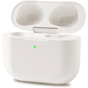Wireless Charging Case Replacement Compatible with AirPods 3rd Generation, AirPod Gen 3 Charger Case Only with Bluetooth Pairing Sync Button No Earbuds (Off-White)
