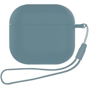 Compatible with AirPods 4 Case 2024, Full Protective Hybrid Silicone for AirPods 4th Generation Case, Front LED Visible Skin Cover-White