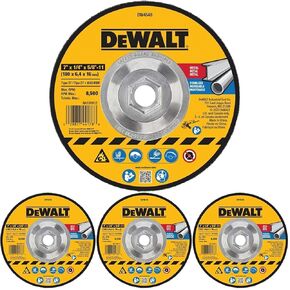 DEWALT DW4548 7-Inch by 1/4-Inch by 5/8-Inch-11 High Performance Fast Metal Grinding Wheel