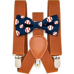 مجموعة ربطة عنق Qenidm Boy Suspenders Bow، زي حامل الخاتم، حمالات الأطفال الصغار، ملابس عيد الميلاد الأول للأولاد in Kuwait