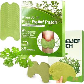 72Pcs Herbal Knee Patches - Natural Wormwood Extract Sticker for Knee Shoulder Neck Back