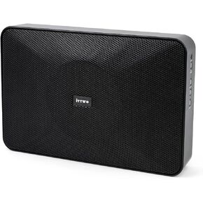 Bluetooth Speaker White, 60W Powered Speaker with 4 * 2inch Bass Driver 1 * 3inch Loudspeaker AUX3.5mm/USB Port for PC and TV, Speaker Can be Hung on The Wall, Suitable for Small Stores