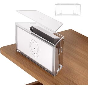 جهاز التوجيه Starlink Gen 3 Mount ، Wood Grain Starlink Router Wall Box مع Starlink Power Supply Mounting Kit Starlink V3 & Gen 3 مربع قياسي عالي الأداء (أكريليك خشبي)