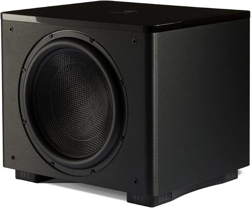 REL HT/1510 Predator 15-Inch Powered Subwoofer – Impactful Deep Bass for HiFi Home Theater, Audiophile Stereo Systems & Surround Sound. Premium High-End Subwoofer Design in Line Grained White Finish in Kuwait