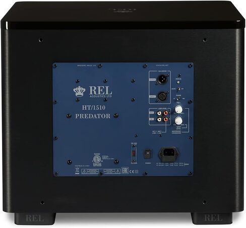 REL HT/1510 Predator 15-Inch Powered Subwoofer – Impactful Deep Bass for HiFi Home Theater, Audiophile Stereo Systems & Surround Sound. Premium High-End Subwoofer Design in Line Grained White Finish in Kuwait