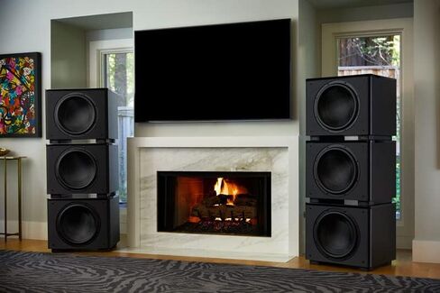 REL HT/1510 Predator 15-Inch Powered Subwoofer – Impactful Deep Bass for HiFi Home Theater, Audiophile Stereo Systems & Surround Sound. Premium High-End Subwoofer Design in Line Grained White Finish in Kuwait