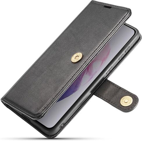علبة الهاتف ASUWISH لـ Samsung Galaxy S21 Plus S21+ 5G محفظة غطاء خلية قابلة للفصل مع حامل بطاقة حامي الشاشة الزجاجية المقسمة S21+ 5G S21Plus 21S+ S 21+ G5 Women Girls Grays in Saudi Arabia